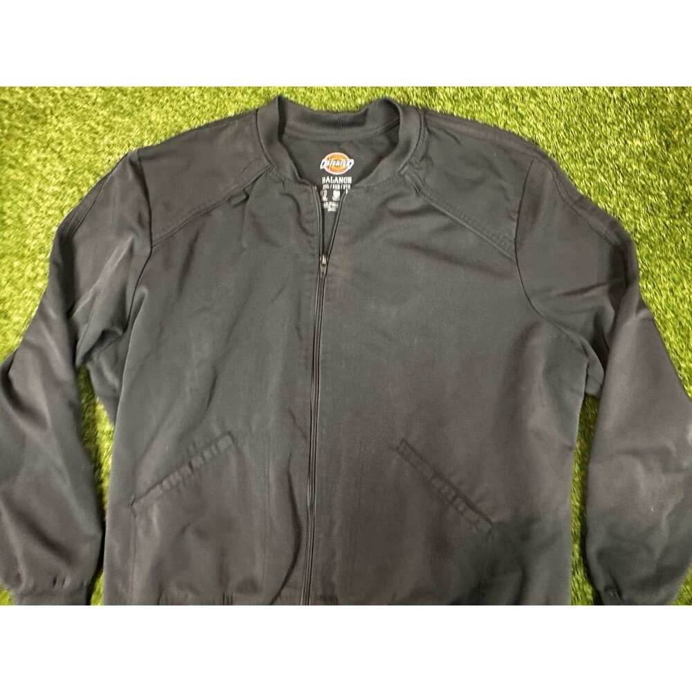 Dickies Balance Blue Gray Zip Up Jacket Size 2XL Lightweight Warm Up